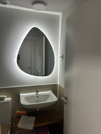 Espejo LED Orgánico Retroiluminado – Halo de Luz 360°