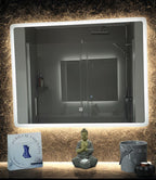 Espejo LED Tricolor Touch Cenefa Perimetral